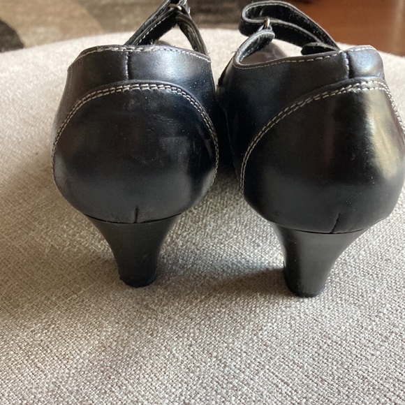 Vintage Black Leather Rinaldi Shoes Size 37 - Picture 3 of 7